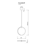 Подвесной светильник Sunrise FL1146-3P, LED