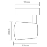 Трековый светильник Arte Lamp ATILLO A2315PL-1WH, LED