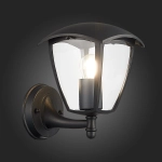 SL081.401.01 Светильник уличный настенный ST-Luce Черный/Черный, Прозрачный E27 1*40W