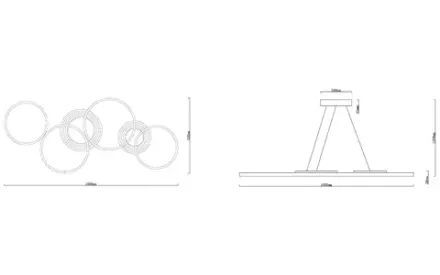 Подвесная люстра Arte Lamp STARDUST A2452SP-100BK, 1хLED