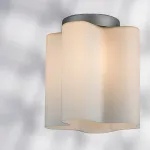 802010 Светильник NUBI 1х40W E27 ХРОМ/БЕЛЫЙ Lightstar