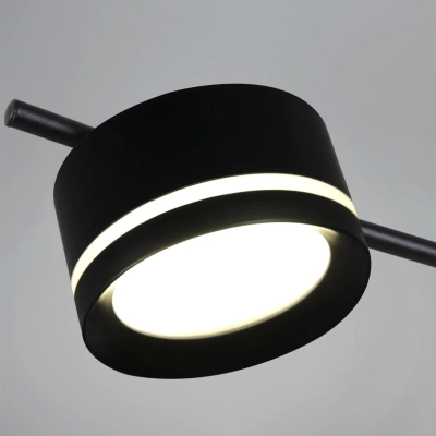 10590-0.3-04 Black светильник потолочный Reluce, GX53х4