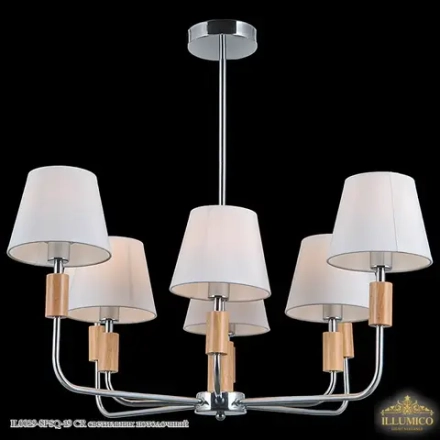 IL0029-8PSQ-19 CR светильник потолочный ILLUMICO, E14х8