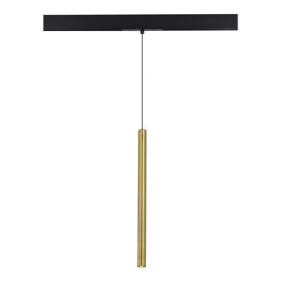 ST683.346.08 Магнитный трековый светильник Золотистый LED 1*8W 4000K 450Lm Ra90 24° IP20 D30xH500 48V