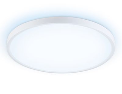 Потолочный светодиодный светильник FZ3005 WH белый IP44 33W+10W 6400+6400К D375*40 (Без ПДУ)