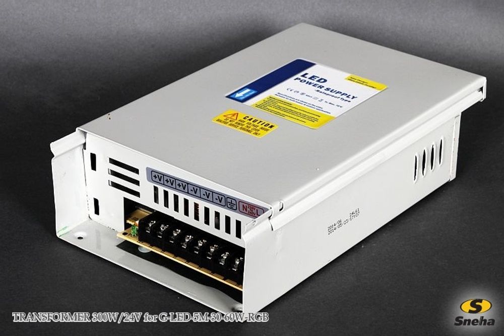 TRANSFORMER 300W/24V for G-LED-5M-30-60W-RGB TRANSFORMER 300W/24V for G-LED-5M-30-60W-RGB