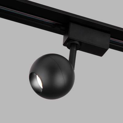 Трековый светодиодный светильник для однофазного шинопровода Ball Черный 8W 4200K LTB76