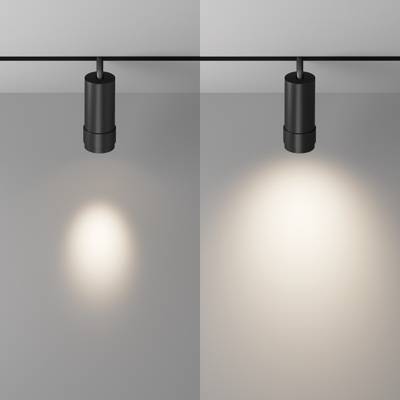 Трековый светильник Focus Zoom Exility 4000K 12Вт 15-50°, TR211-1-12W4K-Z-B. TM Maytoni