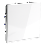 VLS010401 Проходной переключатель встраиваемый VOLTUM S70 одноклавишный с подсветкой 10А, (белый глянцевый) (ТМ Maytoni)