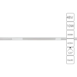 Магнитный трековый светильник Arte Lamp OPTIMA A7283PL-1WH, LED