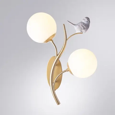 Бра Arte Lamp CAMOMILLA A9712AP-2SG, 2хE14