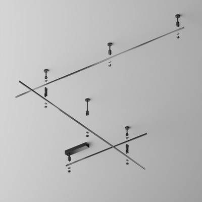 Шинопровод 2м Flarity черный, TRX154-112B. TM Maytoni