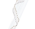 07860-28A,36 Люстра каскадная Асмер латунь d60 h500 Led 84W (3000К)
