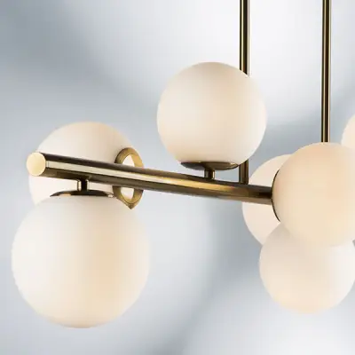 815083 Люстра CROCO 8х40W E14 ЛАТУНЬ Lightstar