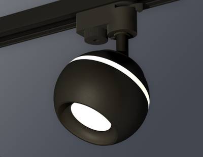 Комплект трекового светильника XT1102041 SBK черный песок MR16 GU5.3 LED 3W 4200K (A2521, C1102, N7021)
