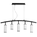 LR7353628630 Люстра RULLO 5х50W GU10 ЧЕРНЫЙ/БЕЛЫЙ (571735+214436-2+214486-3+202430-5)