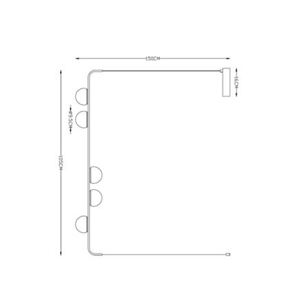 Подвесной светильник Arte Lamp POPLAR A2174SP-5BK, 5хLED