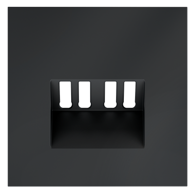 VLS001507 Накладка для розетки акустической 4-местной , S70 (графит). (ТМ Maytoni)