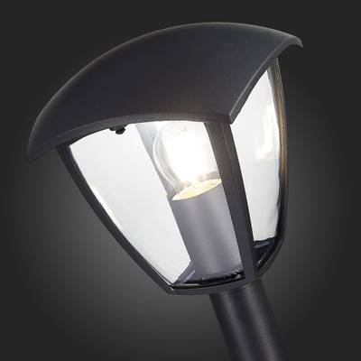 SL081.405.01 Светильник уличный наземный ST-Luce Черный/Черный, Прозрачный E27 1*40W