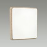 7608/CL PALE SN 028 Светильник пластик/белый/бежевый под дерево LED 30Вт без ДУ 4000К 340x340 IP43 MERTO