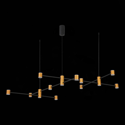 SL1596.423.22 Светильник подвесной ST-Luce Золотистый, Черный/Белый LED 22*3W 3000K