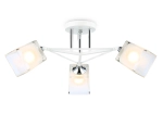 Светильник подвесной TR303071/3 WH/CH/FR белый/хром/белый матовый E27/3 max 40W D560*250