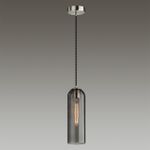 4805/1 PENDANT ODL21 483 никель/дымчатый Подвес E27 1*60W VOSTI