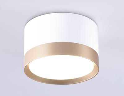 Накладной точечный светильник GX53 TN52355 WH/GD белый/золото GX53 max 12W D82*50