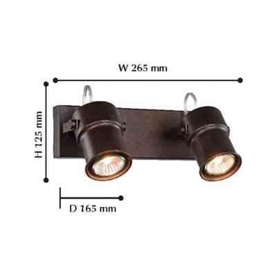 Настенный светильник Arcu 2025-2W. ТМ Favourite