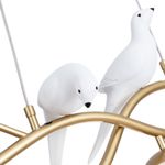 Подвесная люстра Arte Lamp ELTANIN A3422SP-4GO, 4хE27