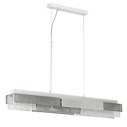 8006/5A MODERNI LN25 белый/никель, белый металл/металл Подвесной светильник Е14 5*40W 220V DANA