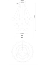 Подвесная люстра Arte lamp GRACE A1868SP-3PB, 1хLED