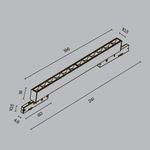Трековый светильник Points Levity 3000К 10Вт 30°, TR193-1-10W3K-M-B. TM Maytoni