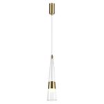 5043/12L L-VISION ODL24 301 глянц.золото/прозрачный/металл/стекло Подвес LED 12W 3000K 1334Лм LUMP