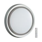 7644/EL PALE SN 136 Светильник пластик/белый/серый LED 70Вт 3000-6000К D520 IP43 пульт ДУ RAHIG
