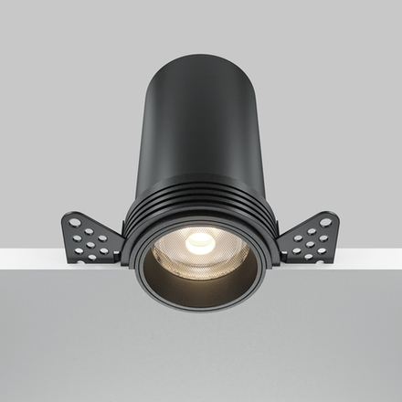 Встраиваемый светильник Фокус / FOCUS LED 12 Вт 4000 К 50°, DL125-L12-4K-TRS-B. TM Maytoni