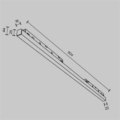 Трековый светильник Базис / Basis Exility 2700-6000K 30Вт 120° Dim Smart, TR030-4-30W3K-WW-DS-W. TM Maytoni