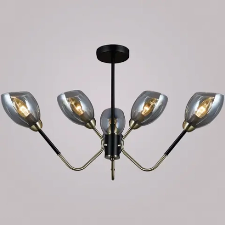 IL9960-6CSQ-79 BK AB светильник потолочный ILLUMICO, E14х6
