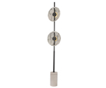 08451-2F,19(01) Торшер Велси черный/белый d32 h165 Led 2*6W (3000K) (комплект состоит из 2х коробок)