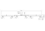 Спот Arte Lamp CAVALLETTA A4510PL-6SS, 6хE14