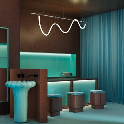 Трековый светильник Tau Flarity 4000K 27Вт 360° TR154-1-27W4K-PT. TM Maytoni