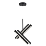 SL1018.413.04 Светильник подвесной ST-Luce черный/прозрачный LED 4*43W 4000K