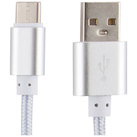 Кабель Energy ET-01 USB/Type-C, цвет - серебро