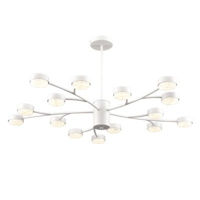 8265/15 COMFI LN26 233 металл/металл белый/белый Люстра GX53 LED 15*7W 220V TORINA