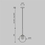 Подвесной светильник Basic form G9х1, MOD521PL-01G3. TM Maytoni