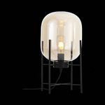 SL1050.505.01 Прикроватная лампа ST-Luce Черный/Коньячный E27 1*40W (из 2-х коробок)