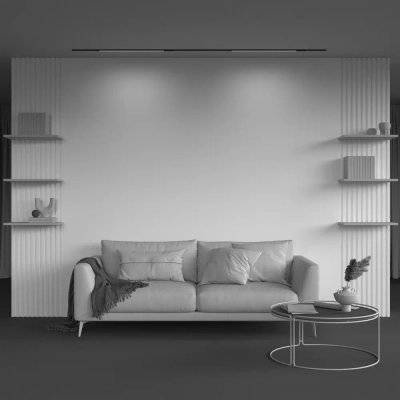Трековый светильник Basis Exility 4000K 15Вт 120° TR231-2-15W4K-B. TM Maytoni