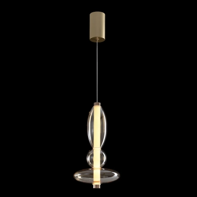 Светильник подвесной Crystal Lux QUASAR SP10W LED AMBER 3790/210
