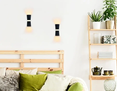 Настенный светодиодный светильник FW196 BK/S черный/песок LED 3000K 12W 70*200*100