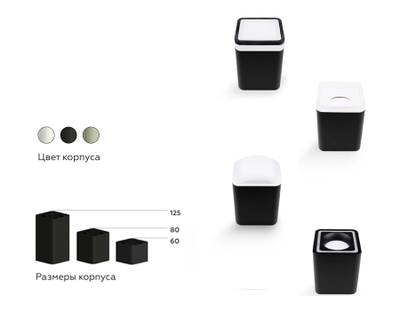 Насадка передняя для корпуса светильника с размером отверстия 70*70mm N7715 SWH белый песок 70*70mm H26mm Out2mm MR16
